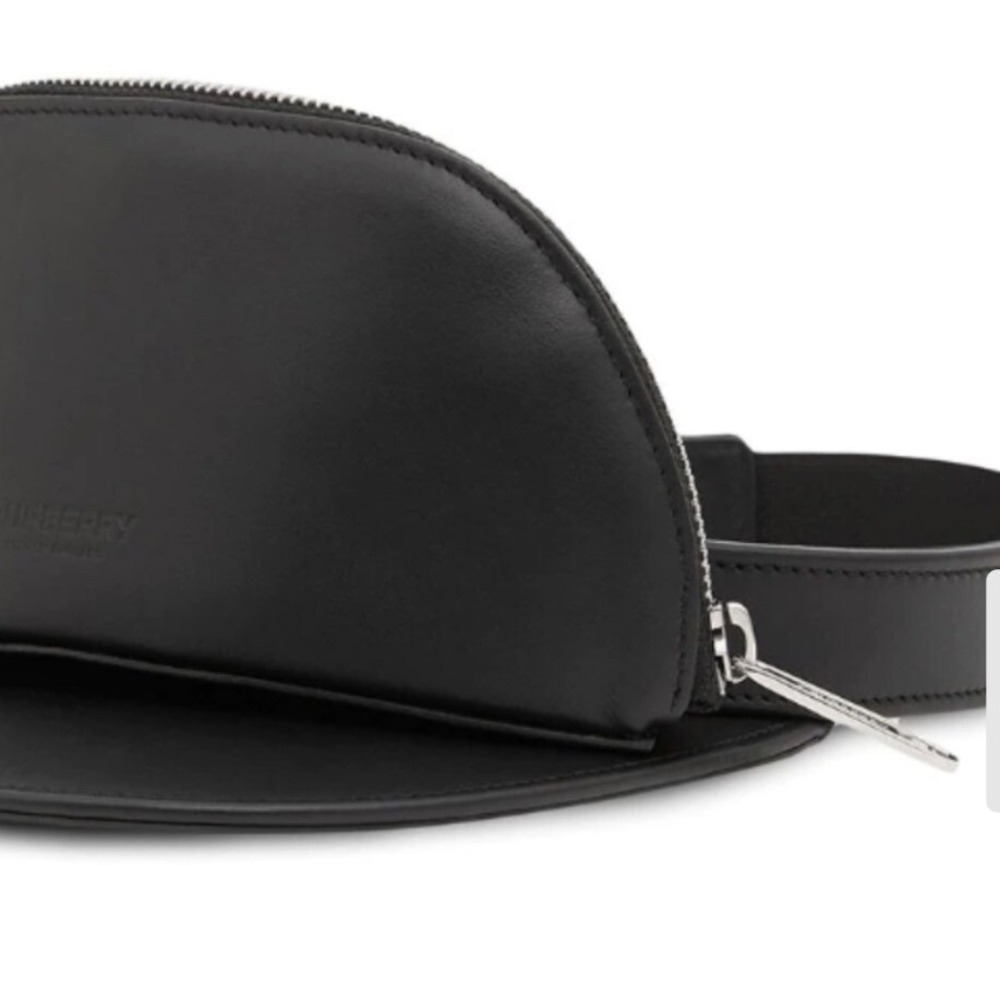 NWT Burberry Detachable Zip Pocket Black‎ Visor Hat - Picture 13 of 16